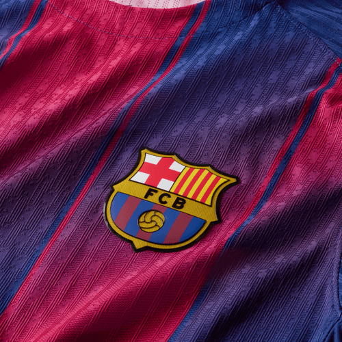 Nike FC Barcelona Authentic Match Home Jersey 25/26 Club Replica Closeout - Third Coast Soccer