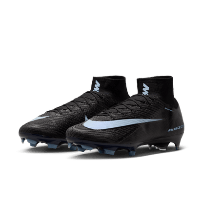 Nike Mercurial Superfly 10 Elite FG - Black/Ice Blue Men's Footwear Black/Ice Blue Mens 6.5 - Third Coast Soccer