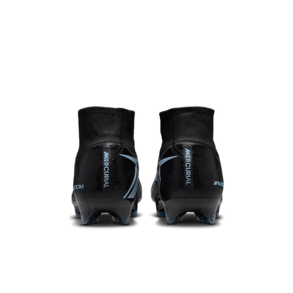 Nike Mercurial Superfly 10 Elite FG - Black/Ice Blue Men's Footwear - Third Coast Soccer