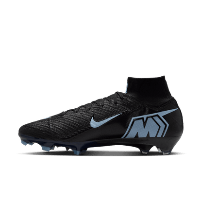 Nike Mercurial Superfly 10 Elite FG - Black/Ice Blue Men's Footwear - Third Coast Soccer
