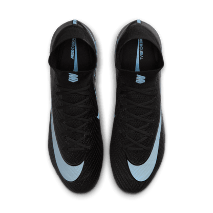 Nike Mercurial Superfly 10 Elite FG - Black/Ice Blue Men's Footwear - Third Coast Soccer