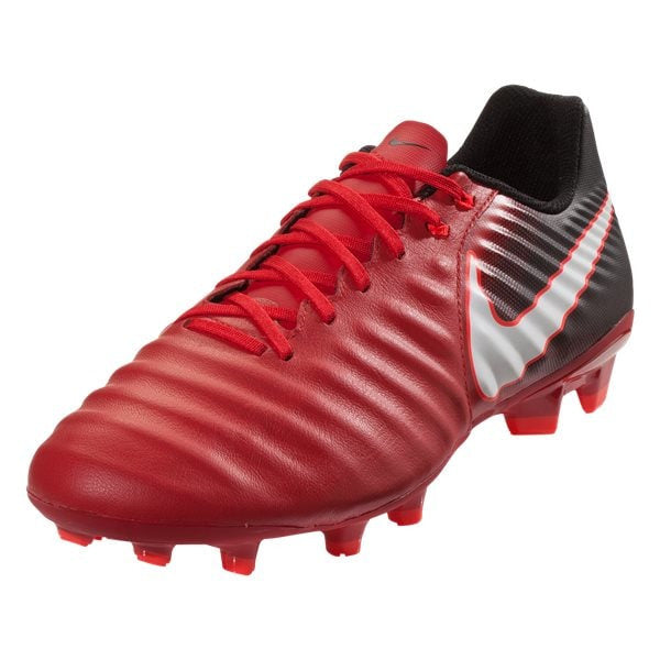 Nike Tiempo Ligera IV FG - University Red/White/Black Mens Firm Ground University Red/White/Black Mens 6.5 - Third Coast Soccer
