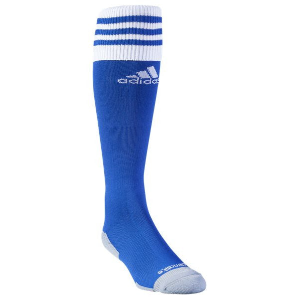 adidas STYSA Copa Zone II Royal Sock - Small South Tangi Youth Soccer Assoc Bold Blue/White Small (5-7, 8-9, Etc.) - Third Coast Soccer