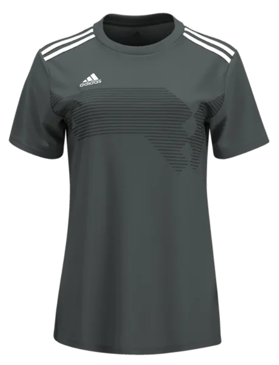 adidas Women'S Campeon 19 Jersey - Dark Grey Heather/White Jerseys Womens Extra Small Dark Grey Heather/White - Third Coast Soccer