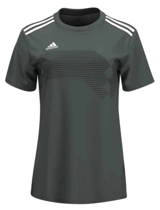 adidas Women'S Campeon 19 Jersey - Dark Grey Heather/White Jerseys Womens Extra Small Dark Grey Heather/White - Third Coast Soccer