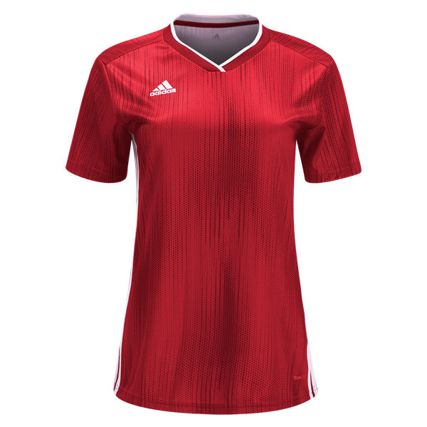 adidas Women's Tiro 19 Jersey - Power Red/White Jerseys Womens Extra Small Power Red/White - Third Coast Soccer