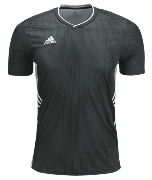 adidas Tiro 19 Jersey - Dark Grey Heather/White Jerseys Mens Small Dark Grey Heather/White - Third Coast Soccer