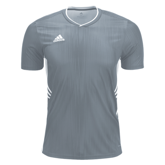 adidas Tiro 19 Jersey - Light Grey/White Jerseys Light Grey/White Mens Small - Third Coast Soccer