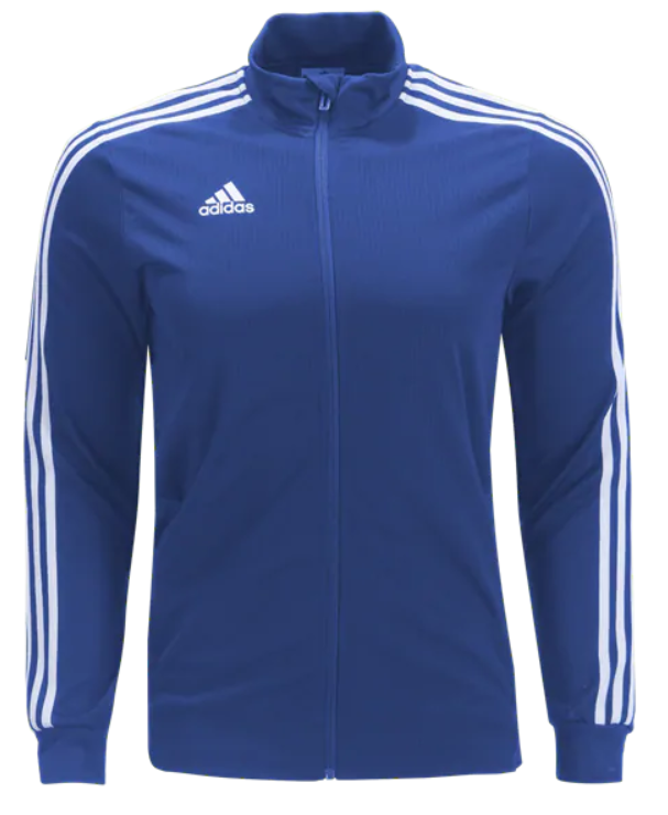 adidas Tiro 19 Training Jacket - Bold Blue/Dark Blue/White Jackets Mens Small Bold Blue/Dark Blue/White - Third Coast Soccer