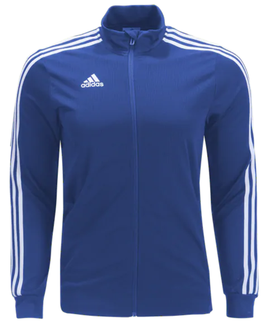 adidas Tiro 19 Training Jacket - Bold Blue/Dark Blue/White Jackets Mens Small Bold Blue/Dark Blue/White - Third Coast Soccer