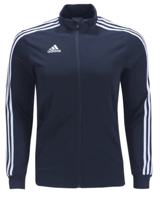 adidas Tiro 19 Training Jacket - Dark Blue/Bold Blue/White apparel closeout Dark Blue/Bold Blue/White Mens Small - Third Coast Soccer