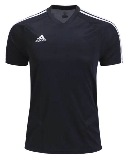 adidas Tiro 19 Training Jersey - Black/White Jerseys Mens Small Black/White - Third Coast Soccer