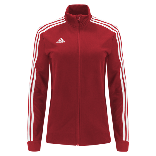 adidas Women'S Tiro 19 Training Jacket - Power Red/Red/White Jackets Womens Extra Small Power Red/Red/White - Third Coast Soccer