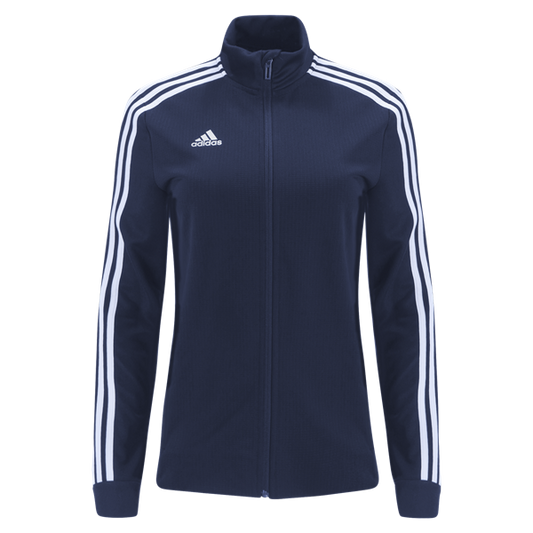 adidas Women's Tiro 19 Training Jacket - Dark Blue/Bold Blue/White Jackets Womens Extra Small Dark Blue/Bold Blue/White - Third Coast Soccer