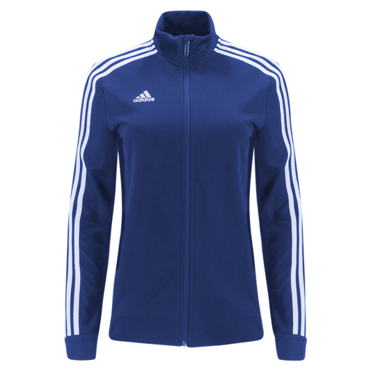 adidas Women's Tiro 19 Training Jacket - Bold Blue/Dark Blue/White Jackets Womens Extra Small Bold Blue/Dark Blue/White - Third Coast Soccer