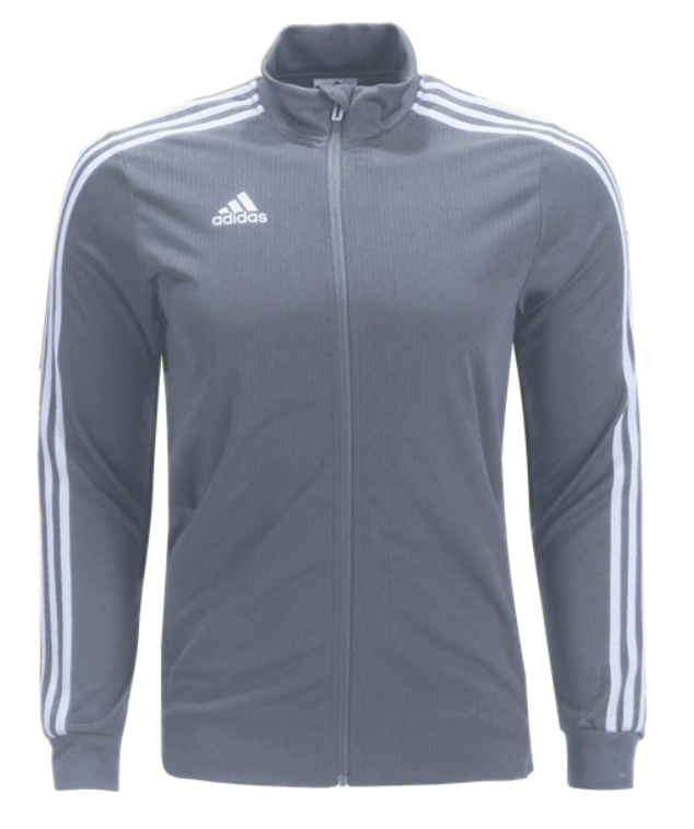 adidas Youth Tiro 19 Training Jacket - Grey/Clear Onix/White Jackets Youth Extra Small Grey/Clear Onix/White - Third Coast Soccer