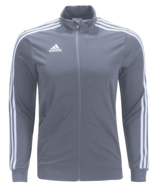 adidas Youth Tiro 19 Training Jacket - Grey/Clear Onix/White Jackets Youth Extra Small Grey/Clear Onix/White - Third Coast Soccer