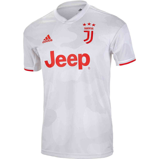 adidas Youth Juventus Away Jersey 19/20 Club Replica Closeout Youth Small Core White/Raw White - Third Coast Soccer