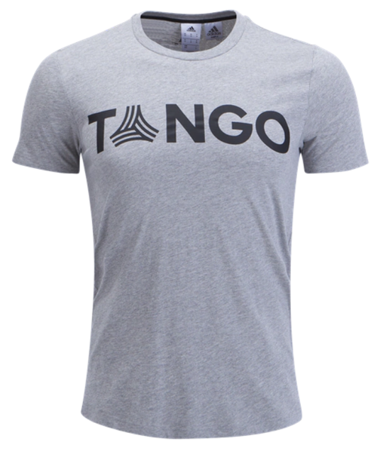 adidas Tango Gr Tee Word adidasdw9033 T-Shirts Mens Small M Grey Heahter - Third Coast Soccer