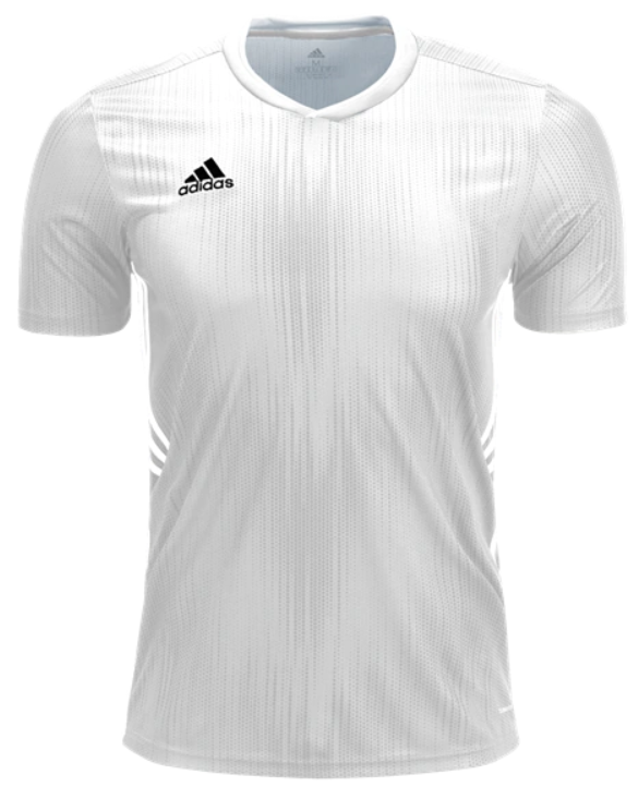 adidas Tiro 19 Jersey - White/White Jerseys Mens Small White/White - Third Coast Soccer