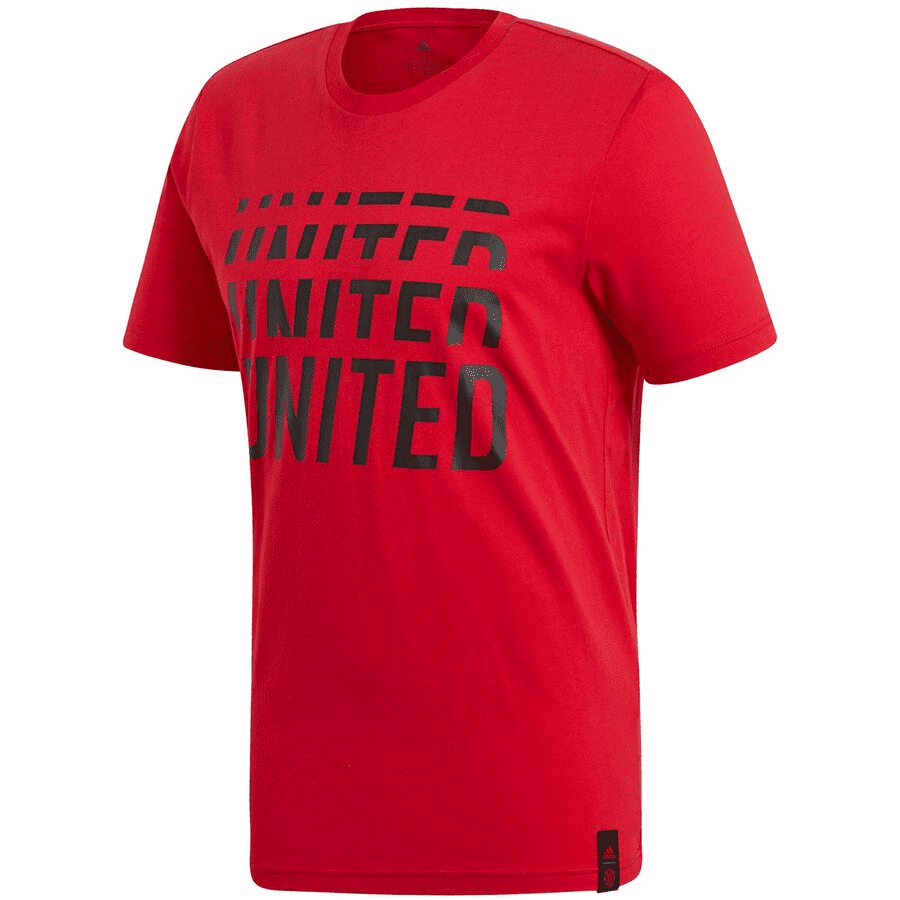 adidas Manchester United DNA Graphic Tee T-Shirts Mens Small Real Red - Third Coast Soccer