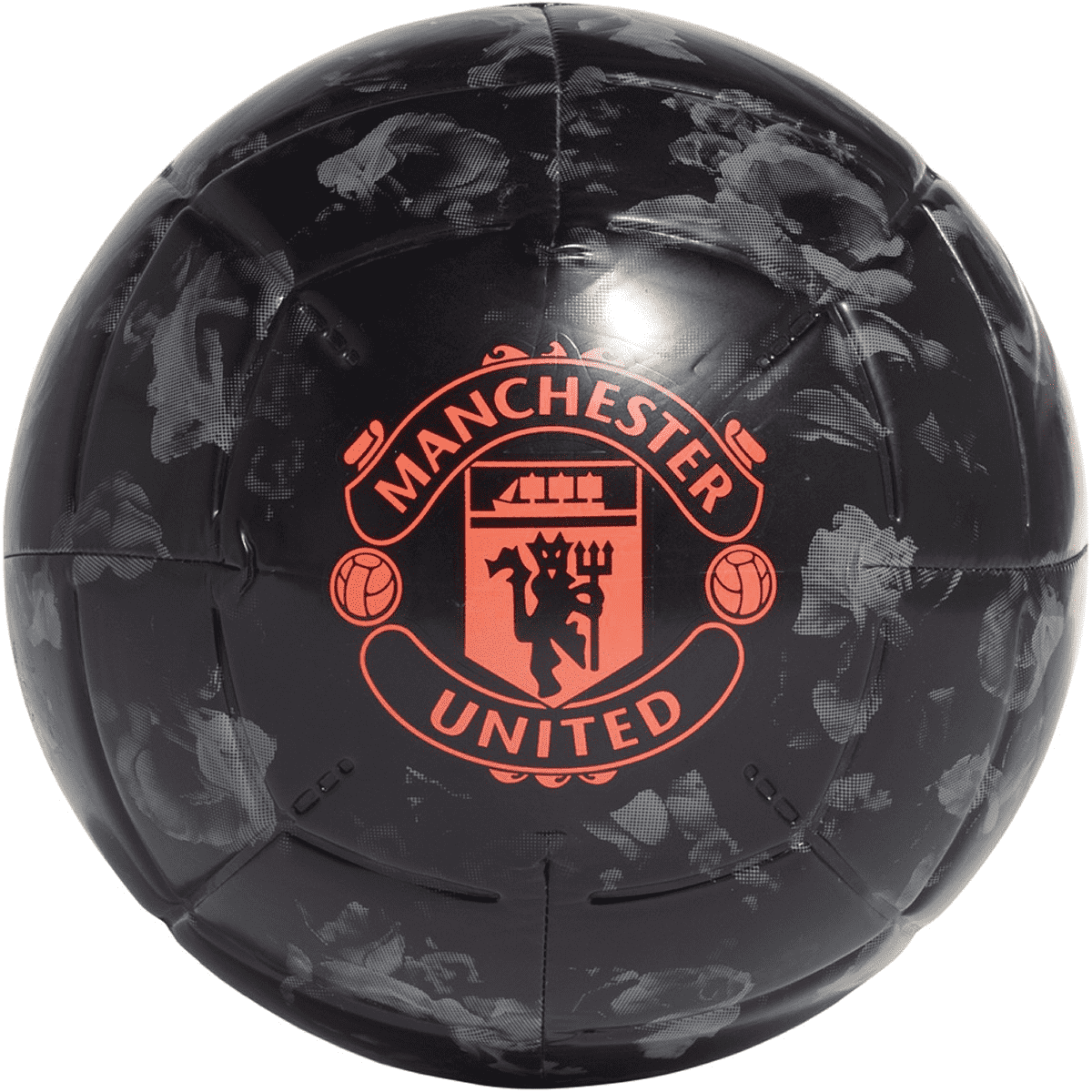 adidas Manchester United Capitano Ball Balls Size 5 Black/Grey Three/App Solar Red - Third Coast Soccer