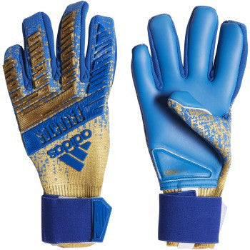 adidas Predator Pro Goalkeeper Gloves Gloves Size 12 Gold/Blue - Third Coast Soccer