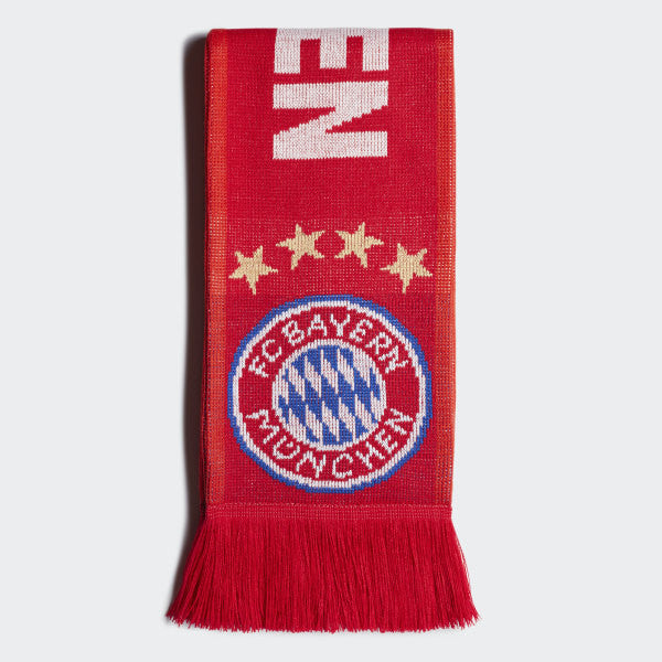 adidas Bayern Munich Scarf Scarves Fcb True Red/Red/White  - Third Coast Soccer