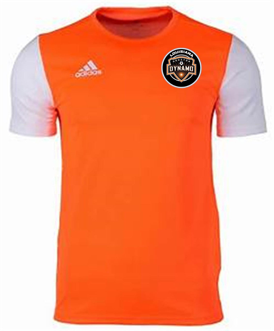 adidas Dynamo Youth Estro 19 Jersey - Solar Orange Dynamo/Dash Youth Extra Small Orange/White - Third Coast Soccer