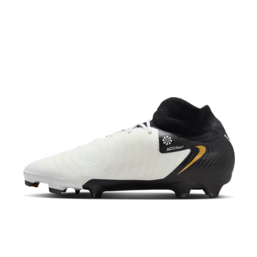 Nike Phantom Luna II Pro FG - White/Black/Gold Men's Footwear Closeout - Third Coast Soccer