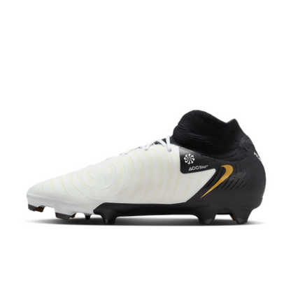 Nike Phantom Luna II Pro FG - White/Black/Gold Men's Footwear Closeout - Third Coast Soccer