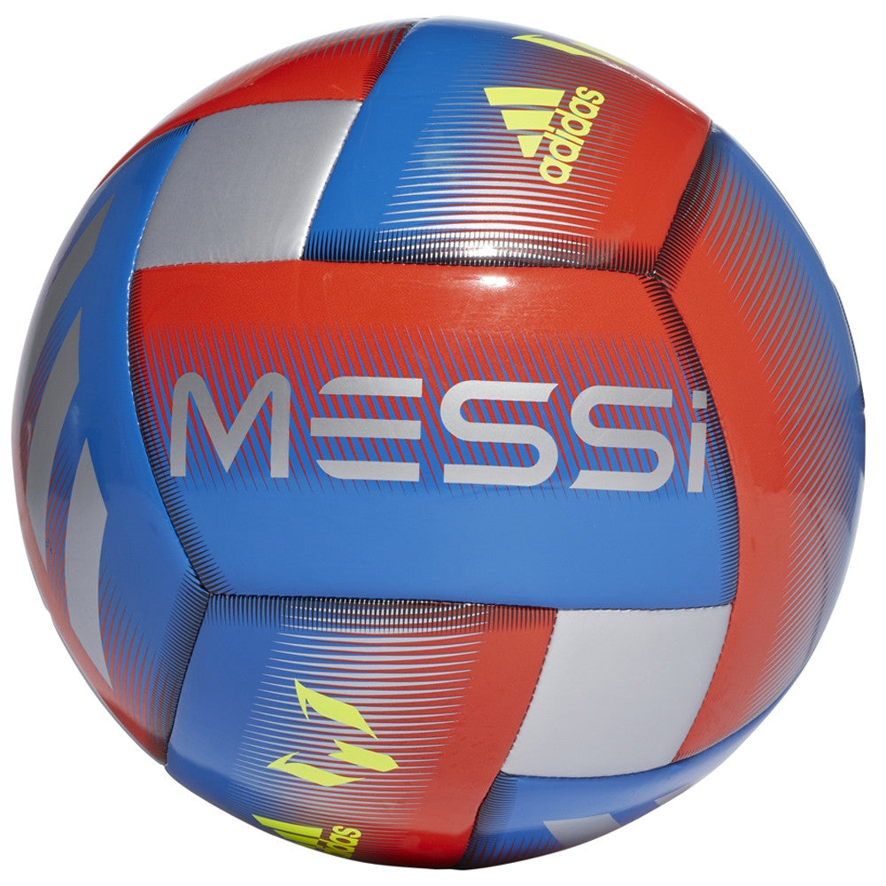 adidas Messi Capitano Ball - Football Blue/Active Red/Silver Metallic Balls Size 5 Football Blue/Red/Silver - Third Coast Soccer