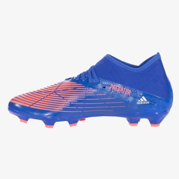 adidas Predator Edge.3 FG - Hi-Res Blue/Turbo Men's Footwear Closeout Mens 7.5 Hi-Res Blue/Turbo - Third Coast Soccer