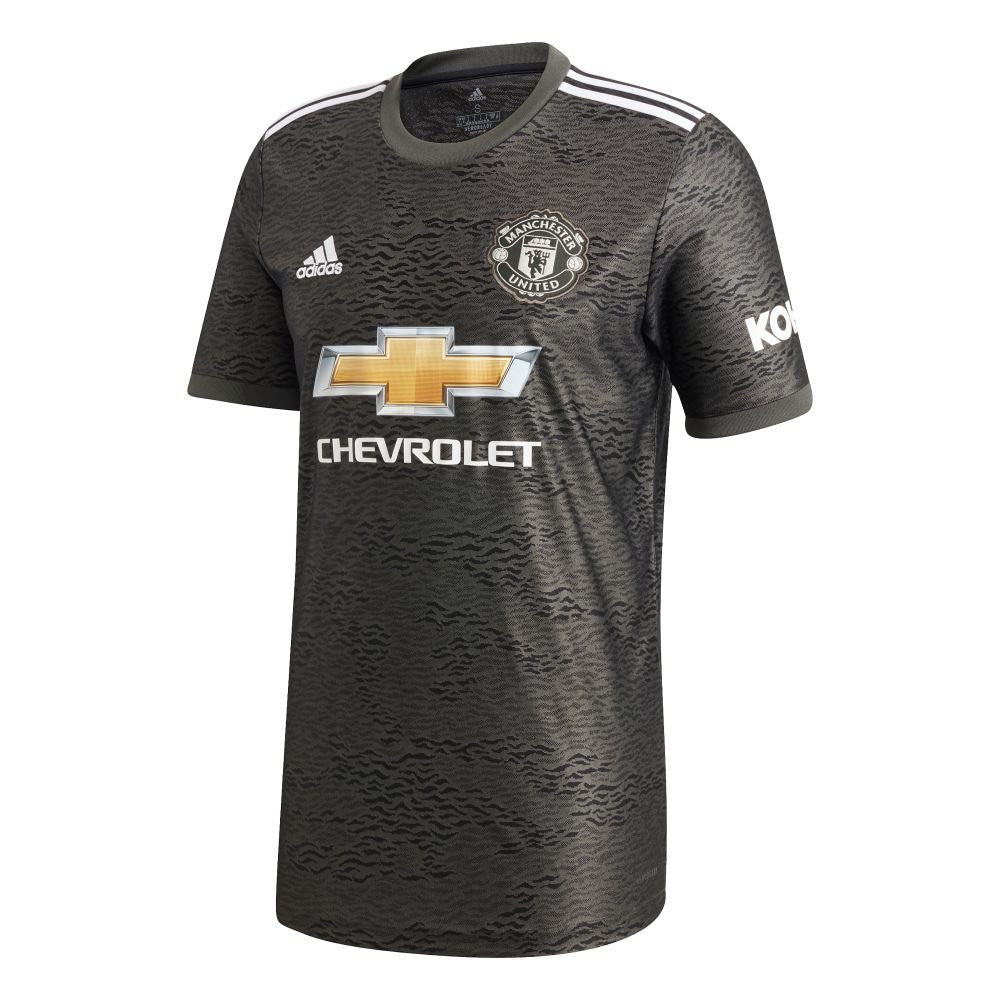 adidas Manchester United Youth Away Jersey 20/21 Club Replica Youth Small Legacy Green/Black - Third Coast Soccer