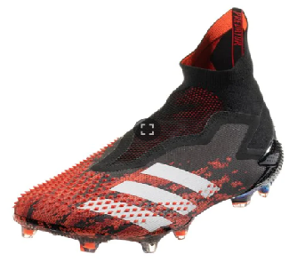 adidas Predator 20+ FG - Black/White/Active Red Mens Firm Ground Mens 8 Core Black/White/Active Red - Third Coast Soccer