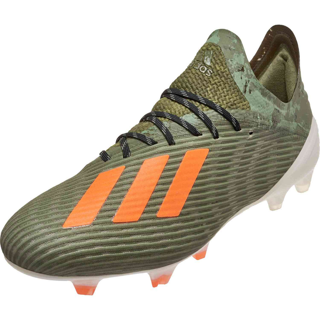 adidas X 19.1 FG - Legacy Green/Solar Orange/White Mens Firm Ground Mens 11.5 Legacy Green/Solar Orange.Whit - Third Coast Soccer