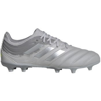 adidas Copa 20.3 FG - Grey/Silver Mens Firm Ground Mens 6.5 Grey/Silver Metalic/Solar Ylw - Third Coast Soccer