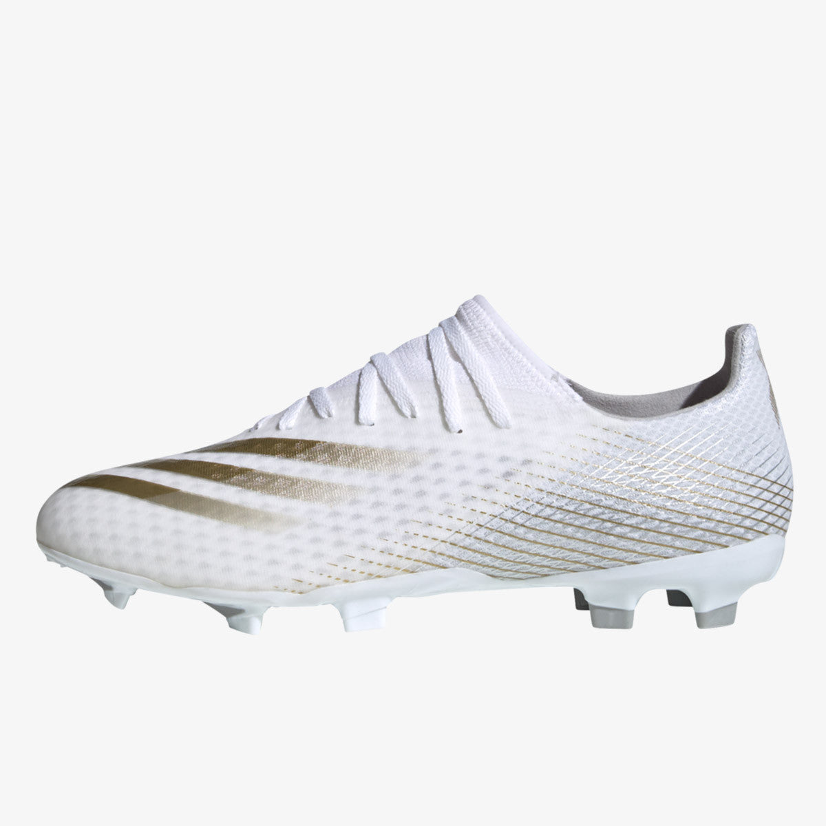 adidas X Ghosted.3 Fg adidaseg8193 Mens Firm Ground Mens 6.5 White/Gold - Third Coast Soccer