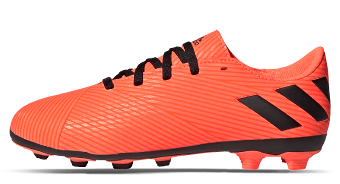 adidas Nemeziz 19.4 FG Junior - Signal Coral/Core Black Youth Firm Ground Youth 10 Signal Coral/Black/Solar Red - Third Coast Soccer