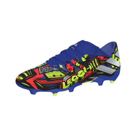 adidas Nemeziz Messi 19.3 FG Mens Firm Ground Mens 6.5 Team Royal Bl/Silver/Solar Ylw - Third Coast Soccer