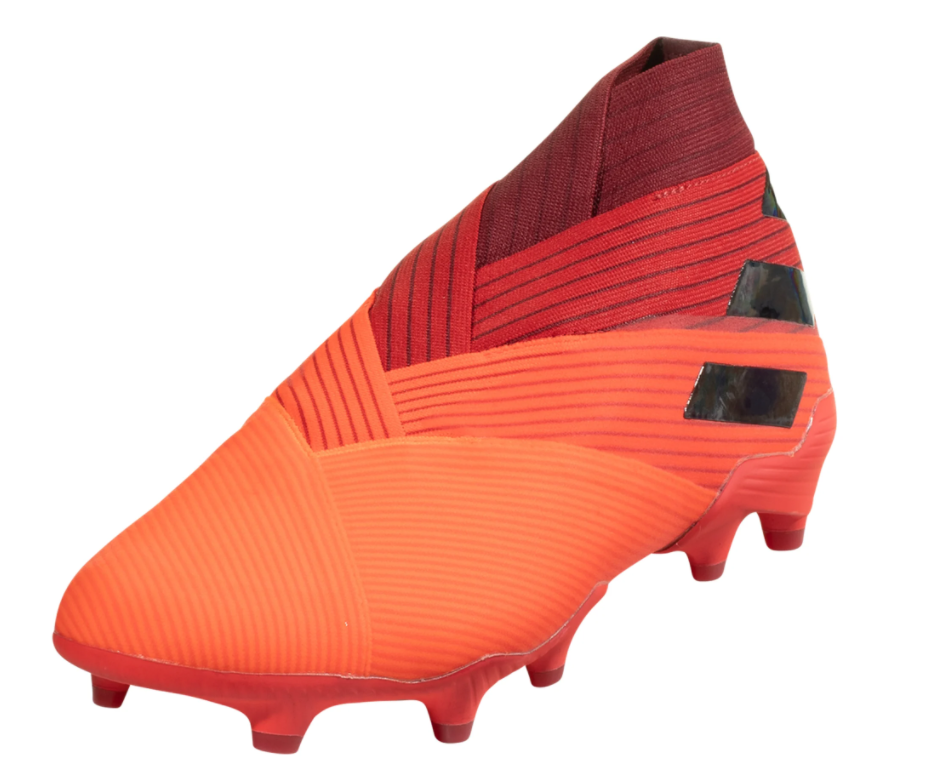 adidas Nemeziz 19+ Fg Mens Firm Ground Mens 8 Signal Coral/Black/Glory Red - Third Coast Soccer
