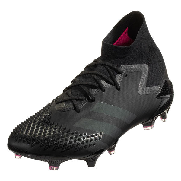 adidas Predator Mutator 20.1 FG - Core Black Mens Firm Ground Mens 8 Core Black/Shock Pink - Third Coast Soccer
