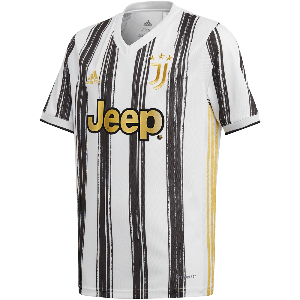 adidas Juventus Youth Home Jersey 20/21 Club Replica Youth Small White/Black - Third Coast Soccer