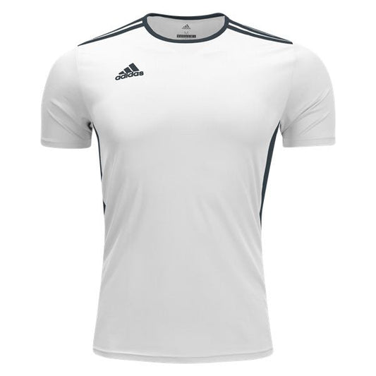 adidas Entrada 18 Jersey - White/Black Jerseys White/Black Mens Small - Third Coast Soccer