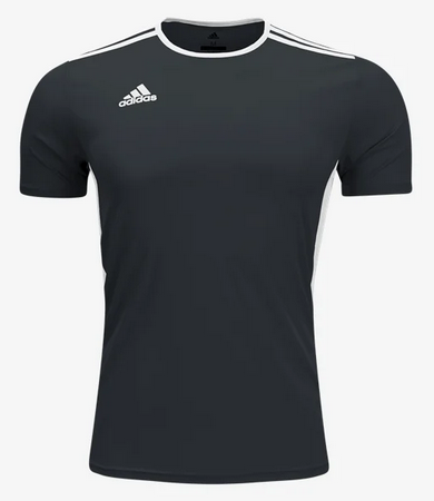 adidas Entrada 18 Jersey - Black/White apparel closeout - Third Coast Soccer