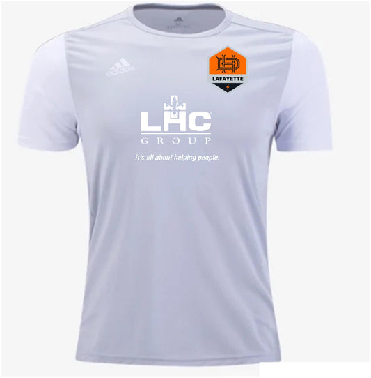 adidas Dynamo Lafayette Youth Estro 19 Jersey - Grey Dynamo Juniors Lafayette Youth Small Team Light Grey/White - Third Coast Soccer