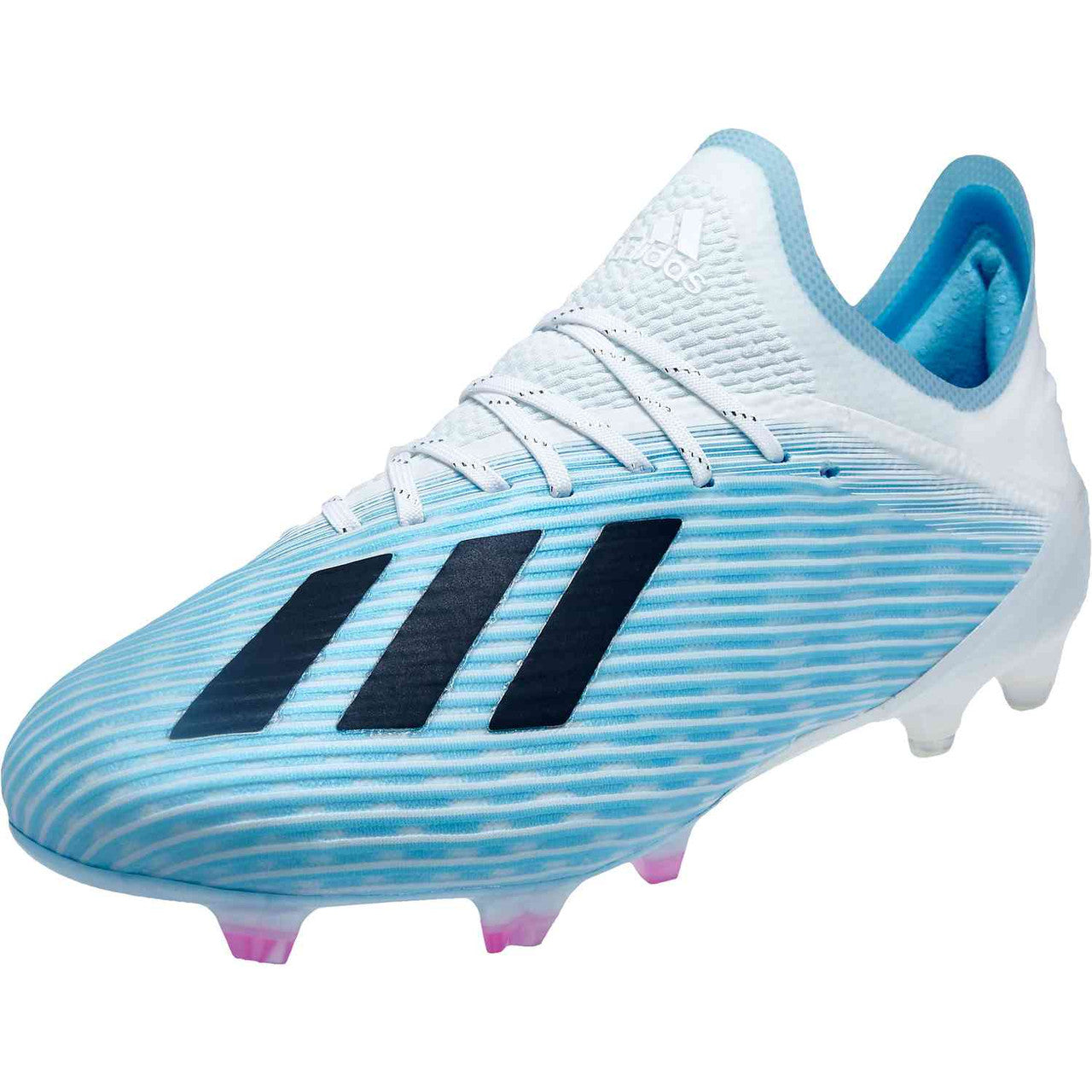 adidas X 19.1 FG - Bright Cyan/Black/Shock Pink Mens Firm Ground Mens 7 Bright Cyan/Black/Shock Pink - Third Coast Soccer