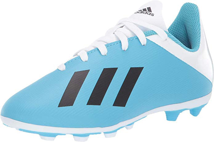 adidas X 19.4 Junior - Bright Cyan/Core Black Youth Firm Ground Youth 10 Bright Cyan/Black/Shock Pink - Third Coast Soccer