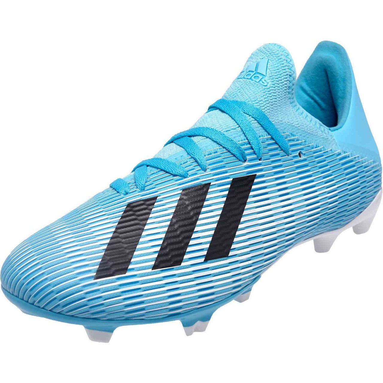 adidas X 19.3 Fg - Bright Cyan/Core Black Mens Firm Ground Mens 6.5 Bright Cyan/Coreblk/Shock Pnk - Third Coast Soccer