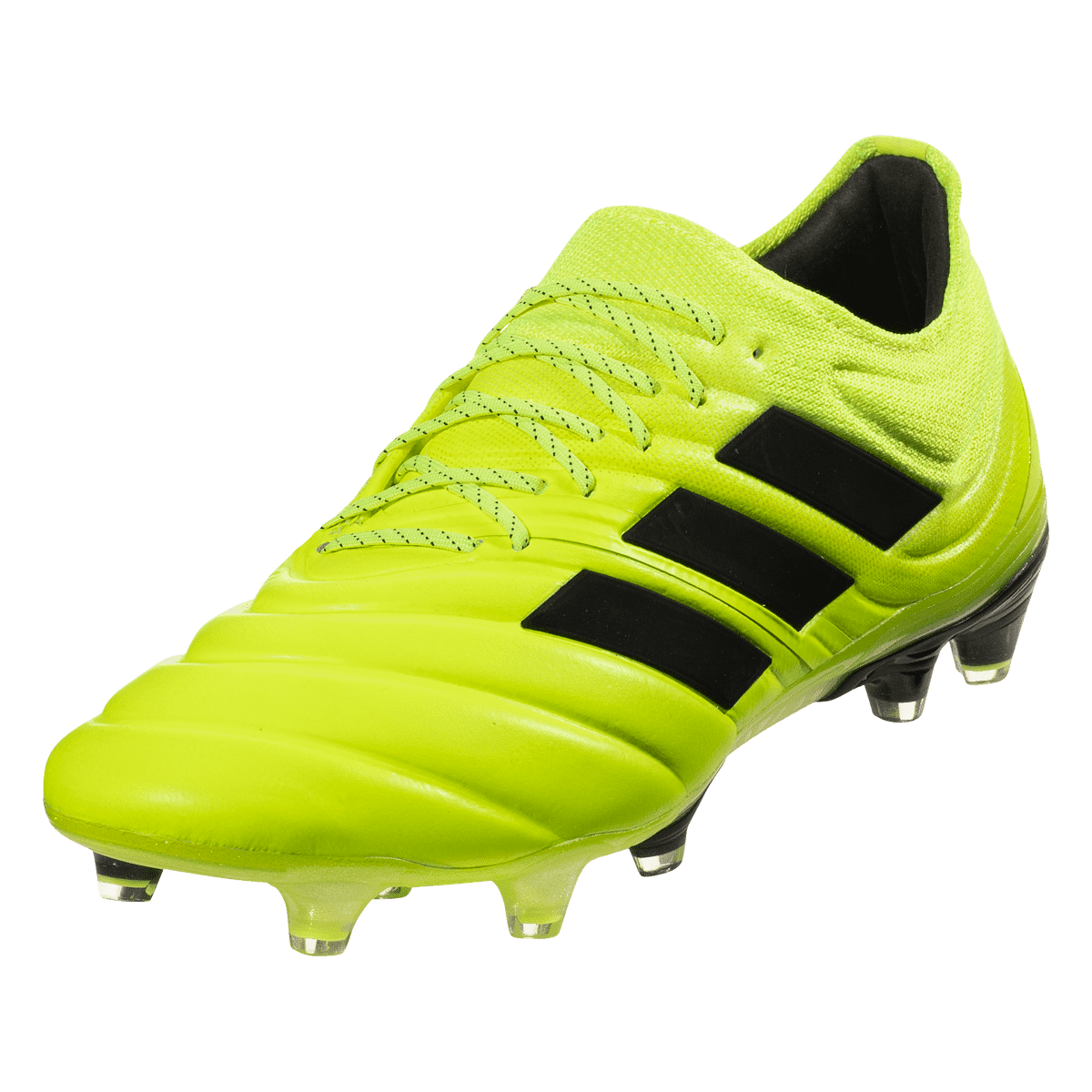 adidas Copa 19.1 FG - Solar Yellow/Core Black Mens Firm Ground Mens 7 Solar Yellow/Core Black - Third Coast Soccer